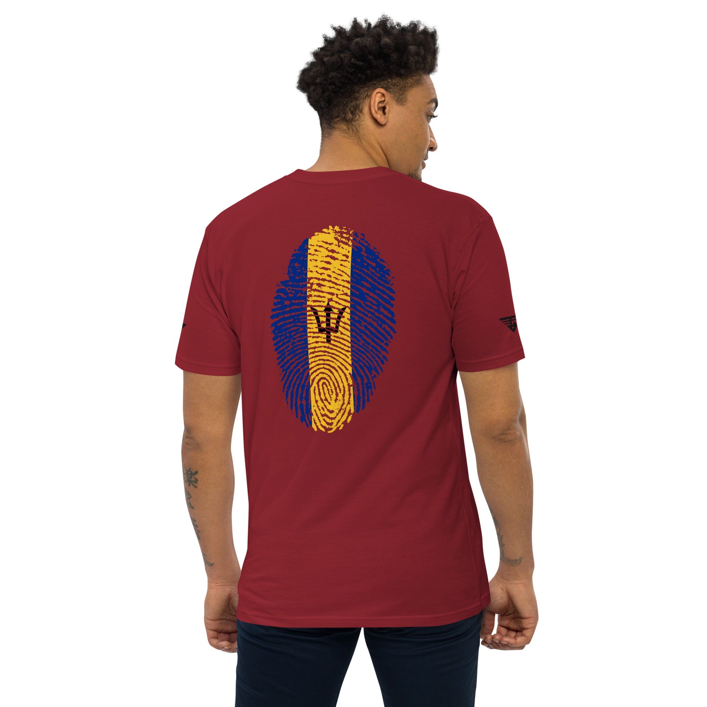 Roze Coordinates Short Sleeve- Barbados- Red/Gray