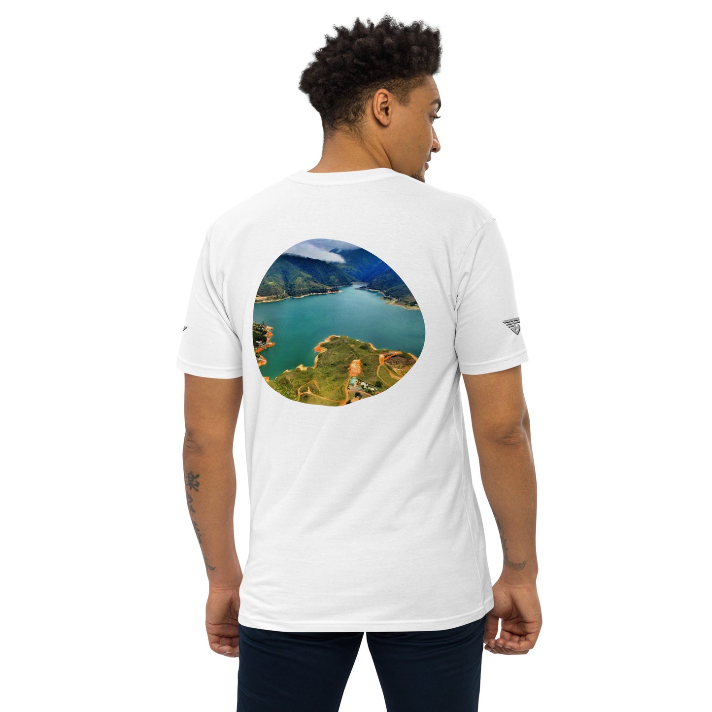 Roze Coordinates Short Sleeve Tee- Cali Colombia- Blk/Wht