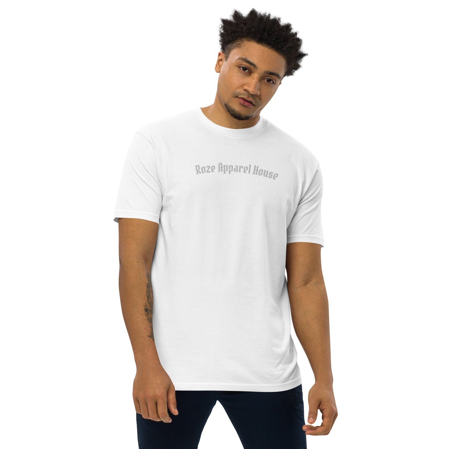 Roze Apparel House Men’s premium heavyweight tee