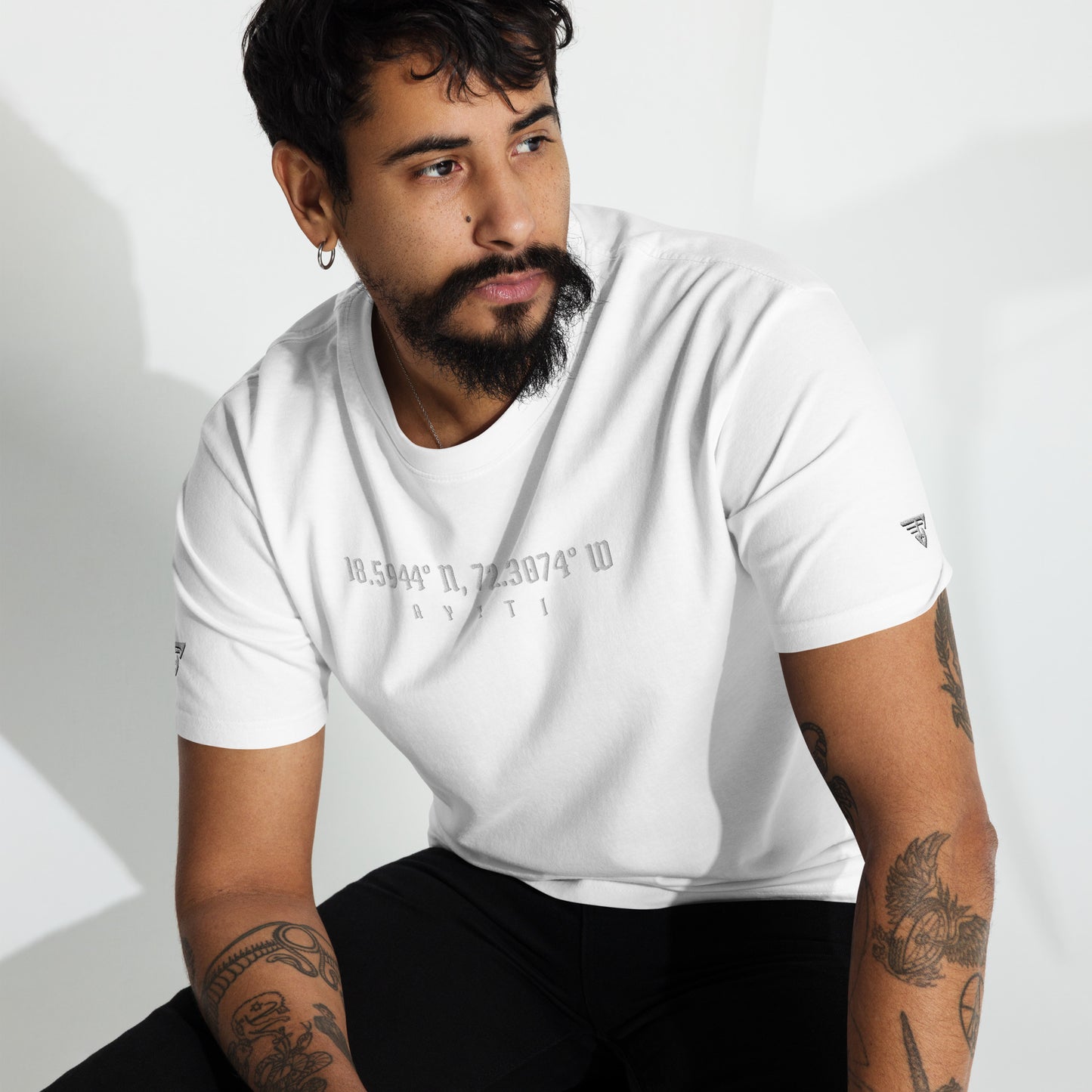 Roze Coordinates Short Sleeve- Ayiti- Blk/Wht