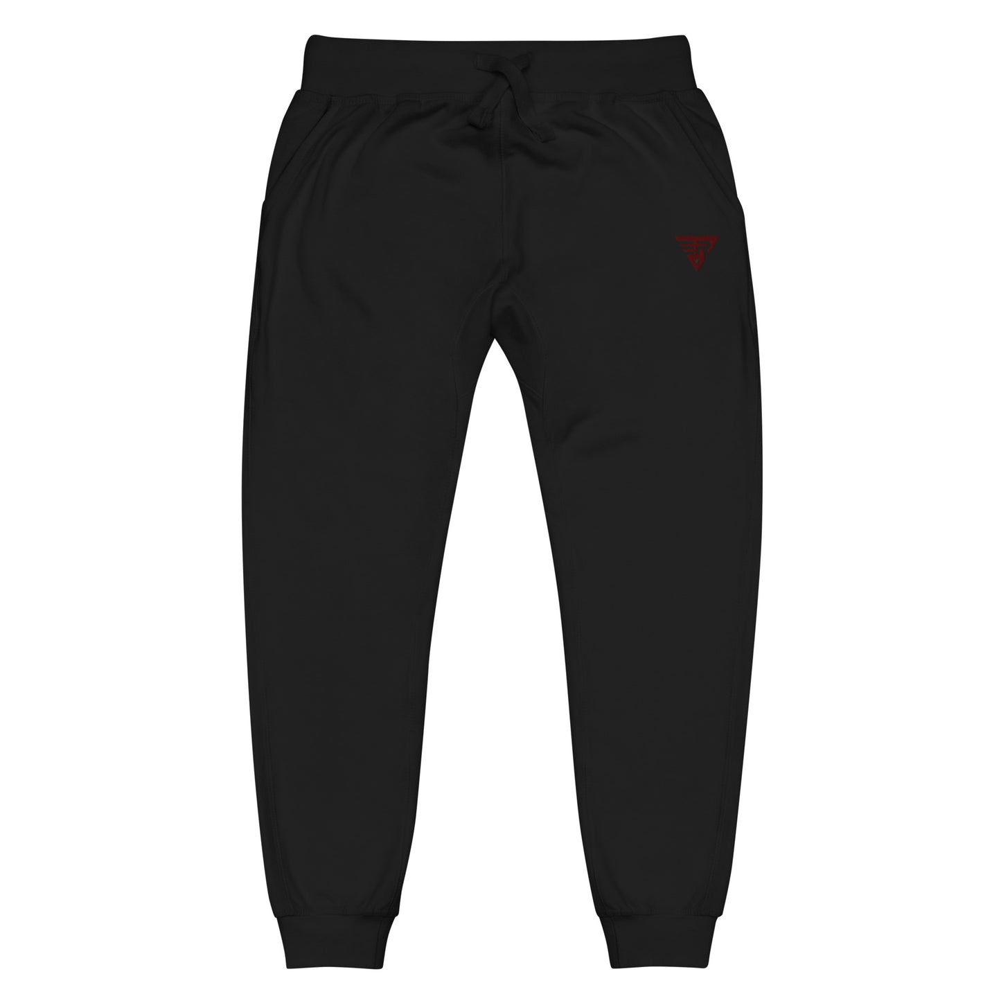 Roze Embroidered fleece sweatpants