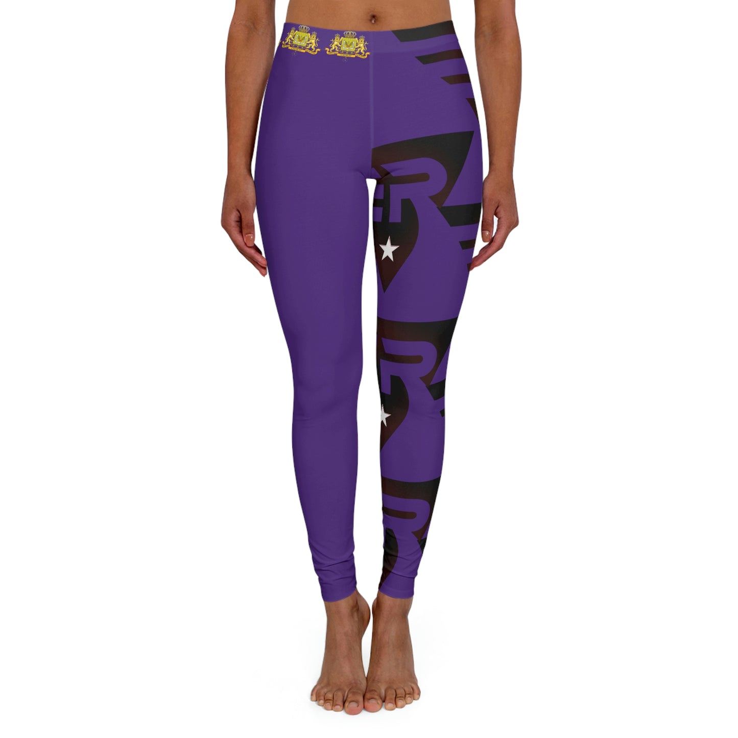 Women's Spandex Leggings Purple +Merlot