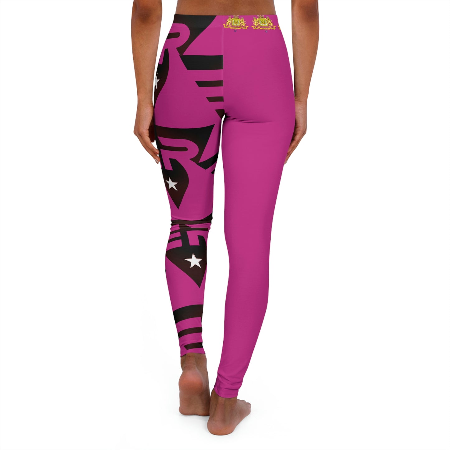 Women's Spandex Leggings Hot Pink +Merlot