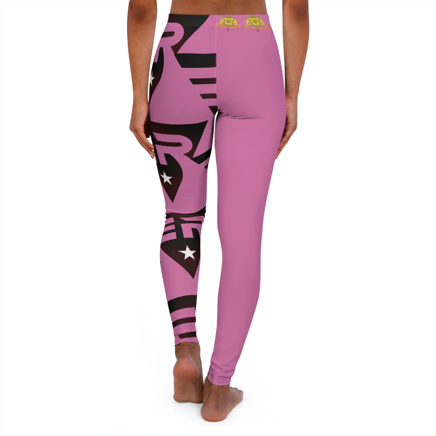 Women's Spandex Leggings Pink +Merlot