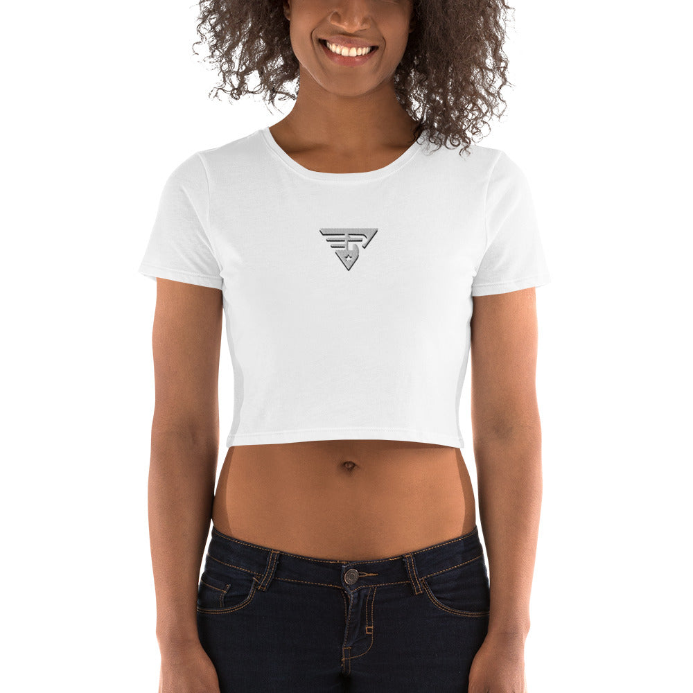 Roze Embroidered Women’s Crop Tee