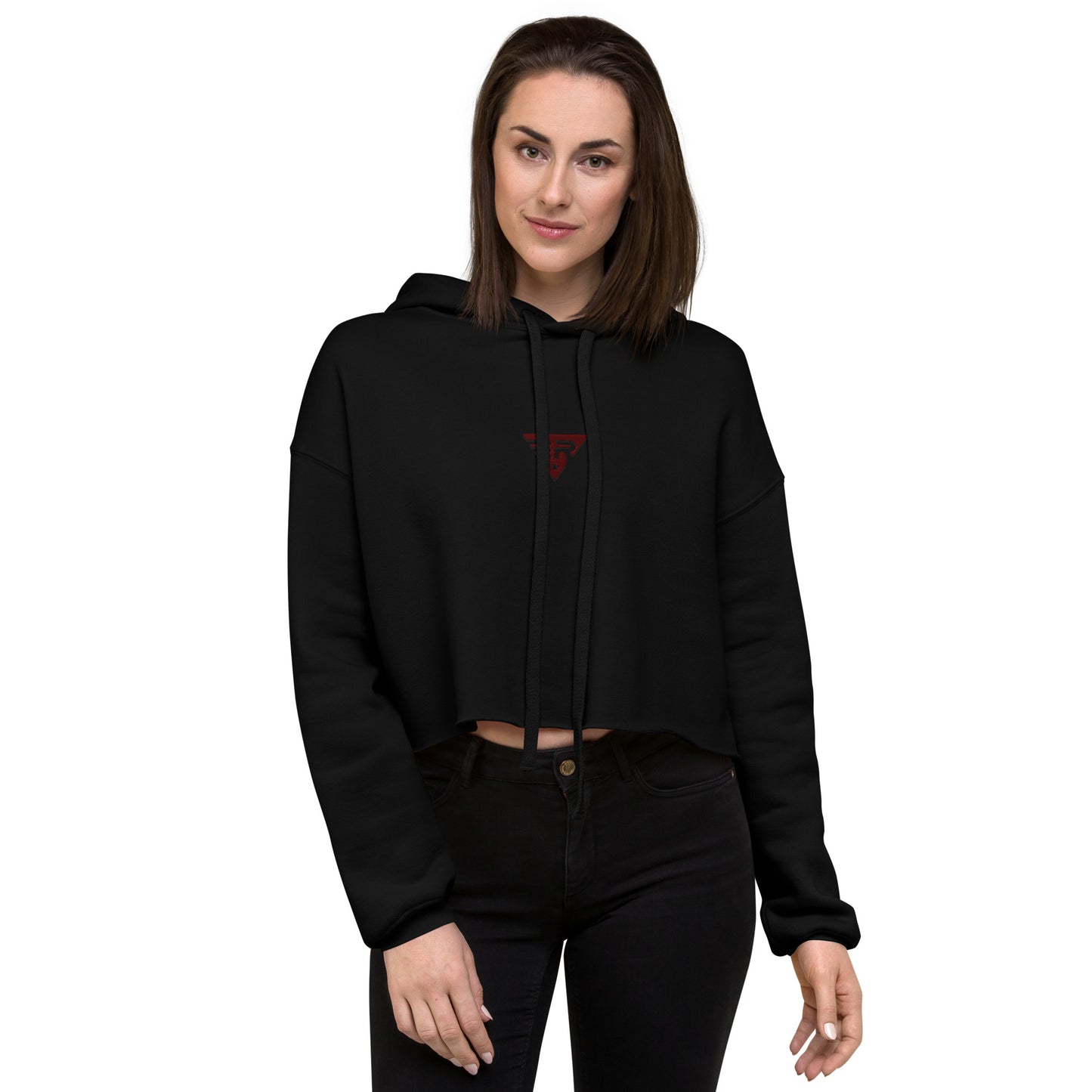 Roze Celebrate Crop Hoodie