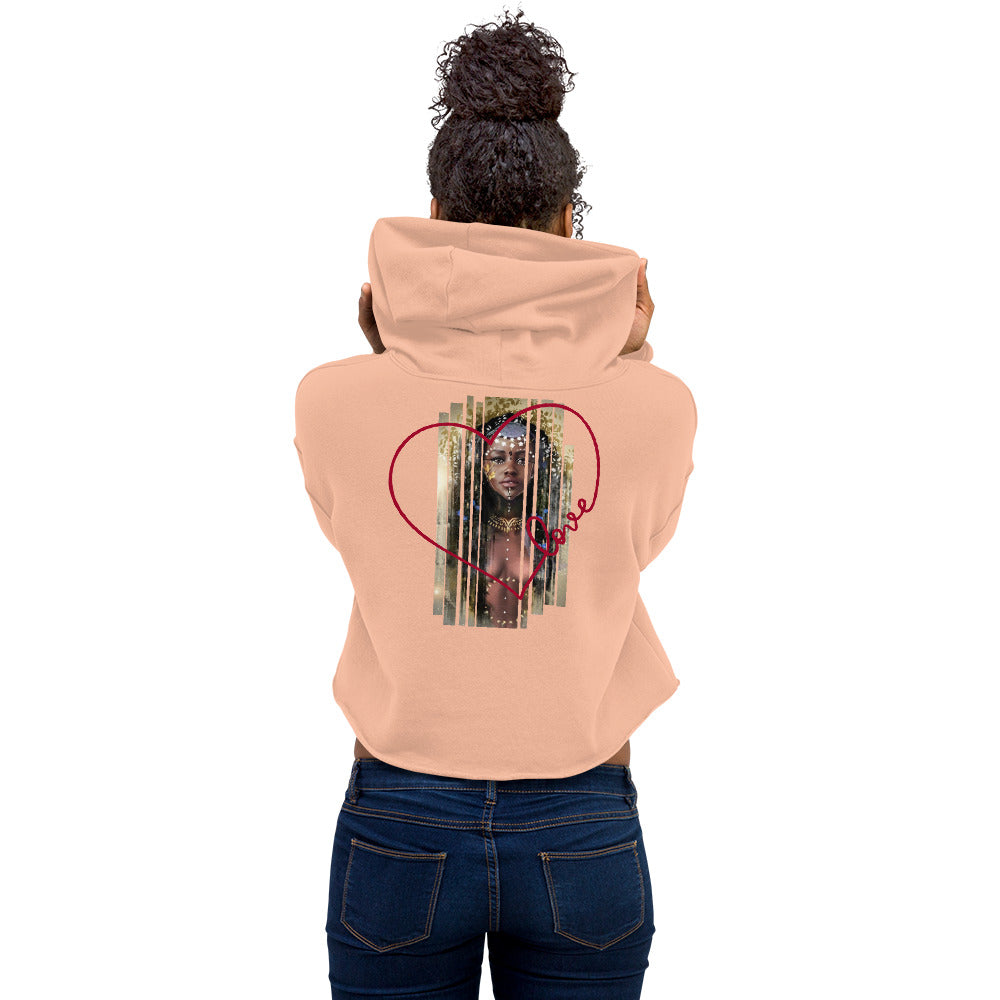 Roze Celebrate Crop Hoodie